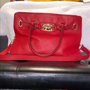 Red Michael Kors Purse